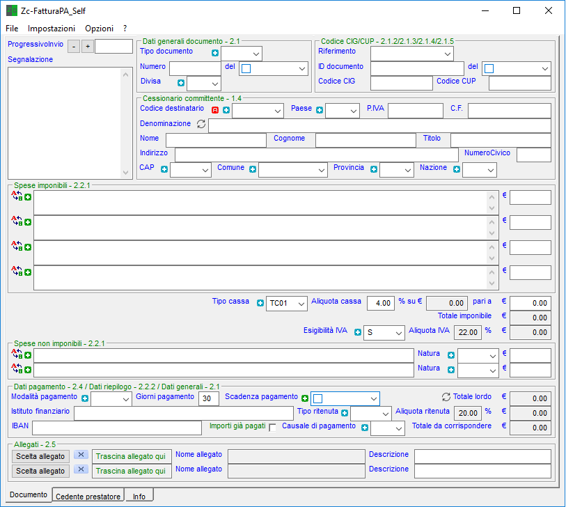 Screenshot1 Zc-FatturaPA_Self